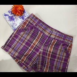 APT 9 Madras Plaid Shorts